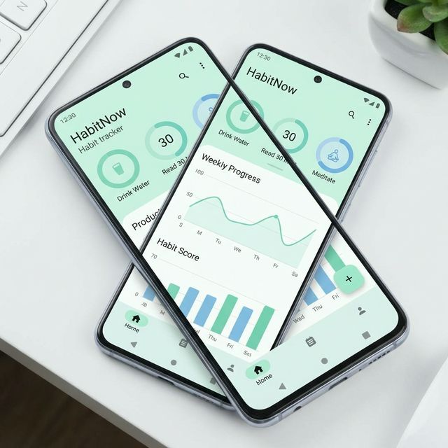 Android Habit Tracker - Material Design productivity app by Atharva